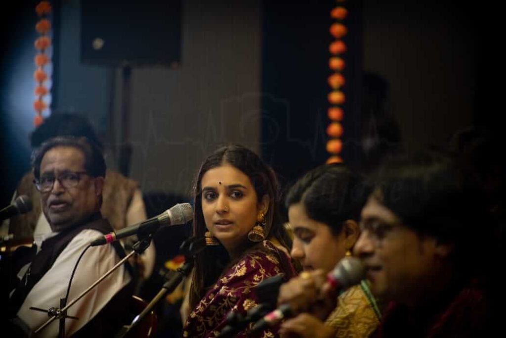 Harsshit Abhiraj Bhavsargam Concert with Pt. Hrudaynath Mangeshkar, Radha Mangeshkar