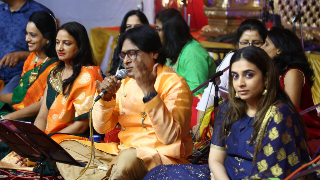 Harsshit Abhiraj at Nata Tuza Maza Concert -Harsshit Abhiraj , Radha Mangeshkar, Manisha Nischal