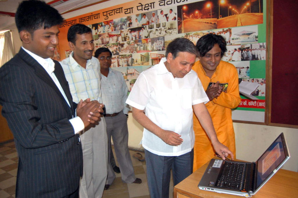Harsshit Abhiraj at Website Inauguration by Rajendra Darda